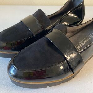 Dr. Scholl's Black Penny Loafers with Moccasin Design Sz US 9M (G5)